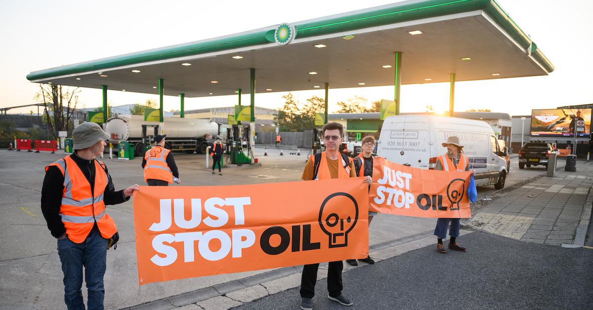 Just Stop Oil Protest