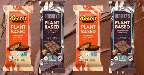 Vegan Reese's and Hershey's Bars