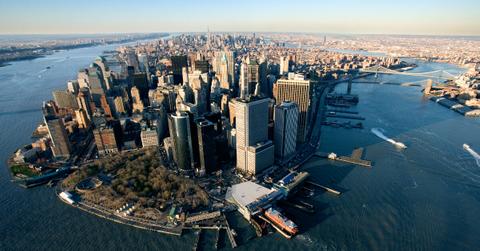 Photo of New York City harbor