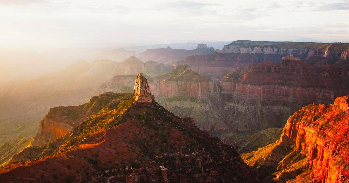 Stunning view of Grand Canyon National Park sparkling in sunlight (Representative Cover Image Source: Getty Images | Gary Yeowell)