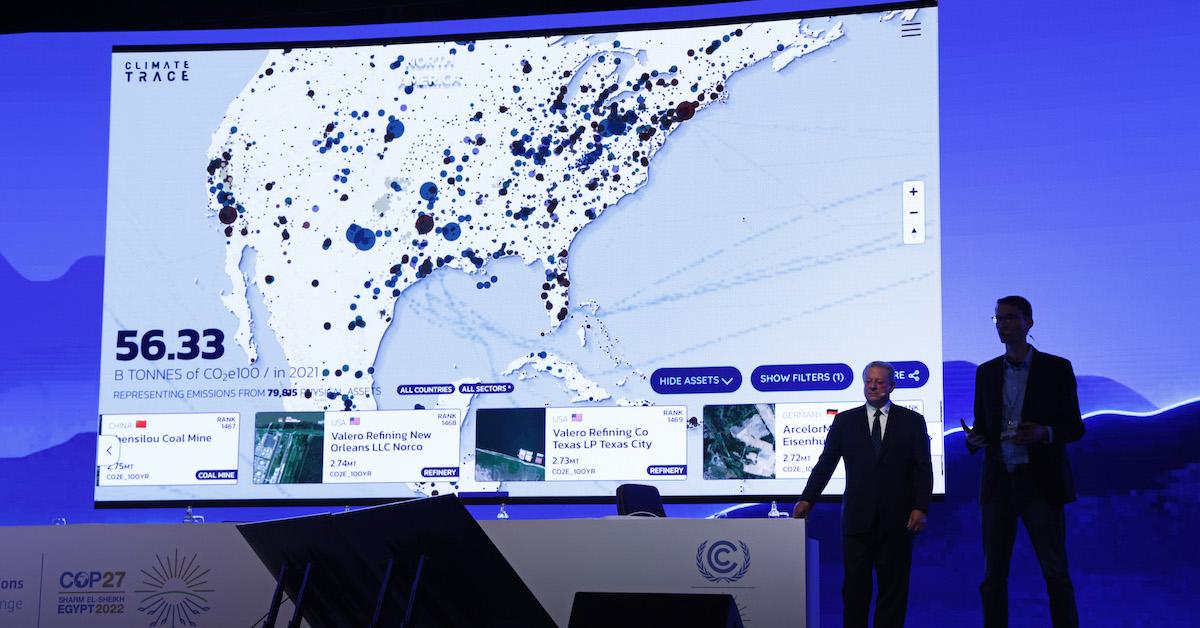 Climate TRACE at COP27 With Al Gore 