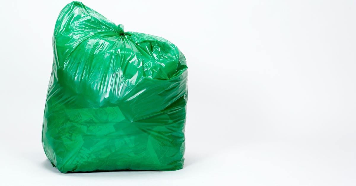 Green Trash Bags - Green Garbage Bags