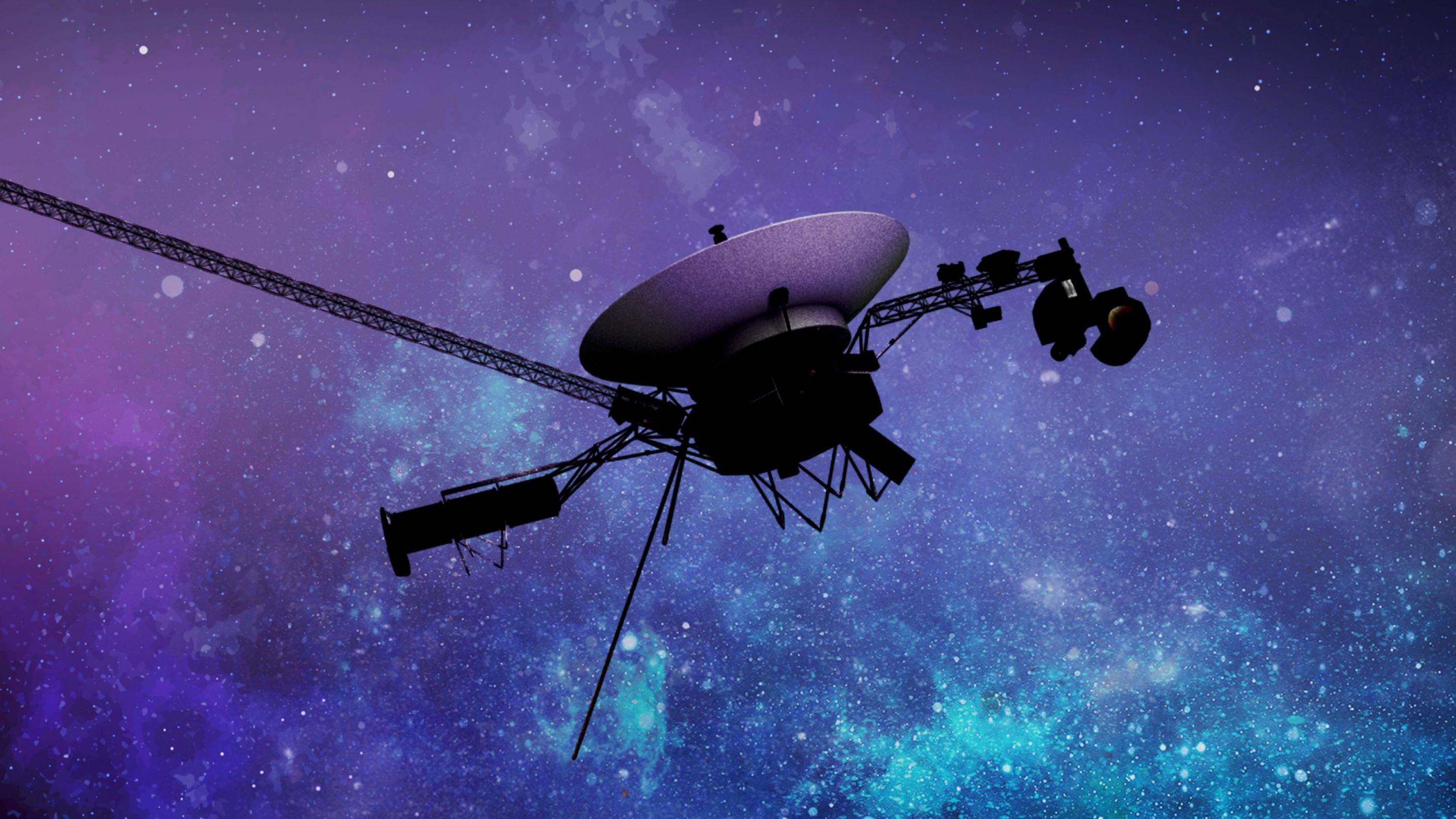 The Voyager 1 spacecraft is pictured.