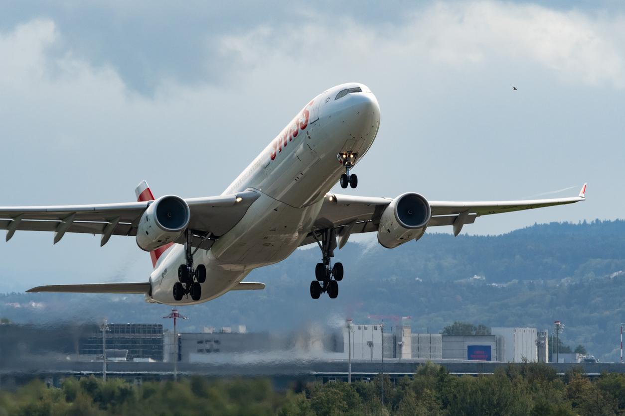 Airplane taking off