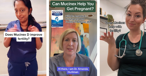 Medical professionals address whether Mucinex can help you get pregnant