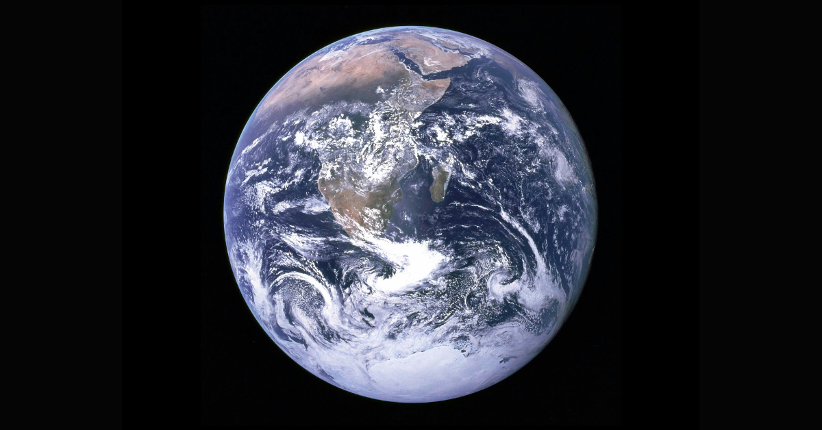 A image of Earth as seen from outter space 