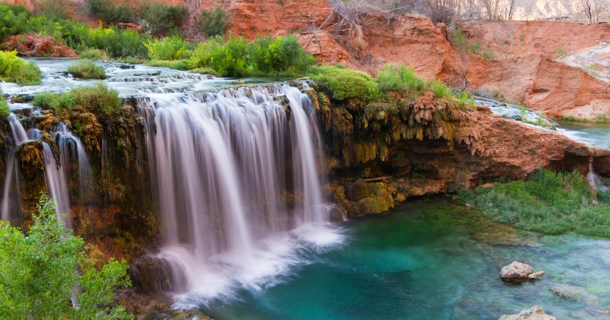 The Havasupai falls