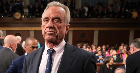RFK Jr stands in the crowd at the State of the Union