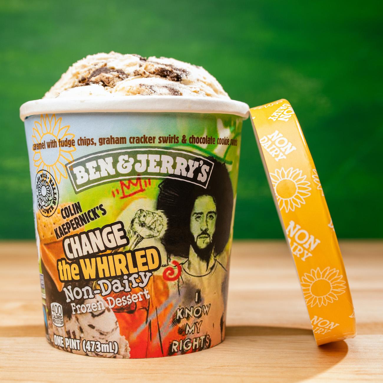 colin kaepernick vegan ben jerrys