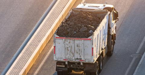 truck full of coal