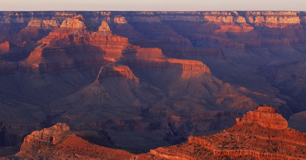 Grand Canyon at sunset.