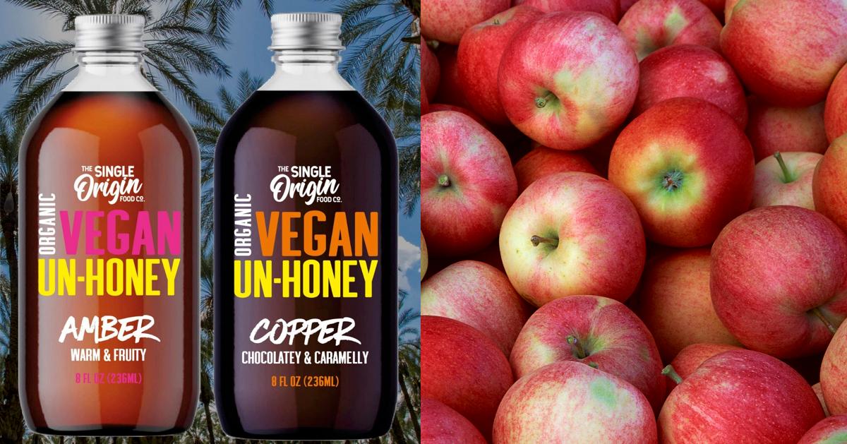 Vegan apples and honey