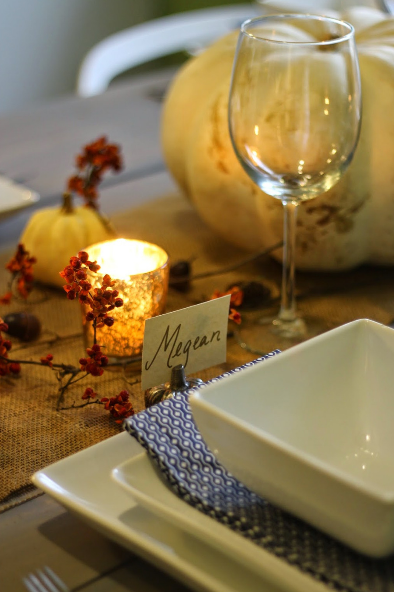 thanksgiving place setting