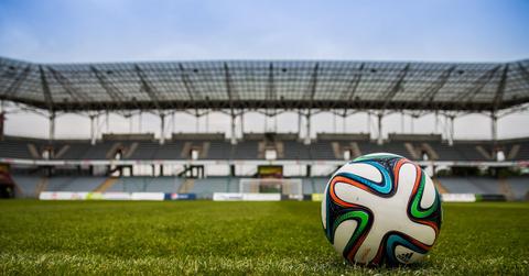 the ball stadion football the pitch