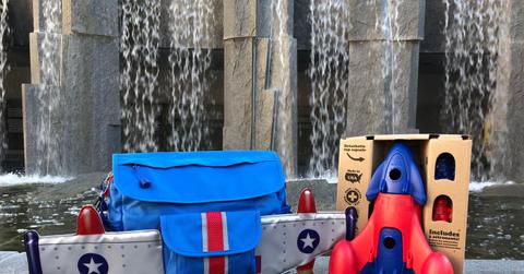 greentoysrecycledplasticrocket