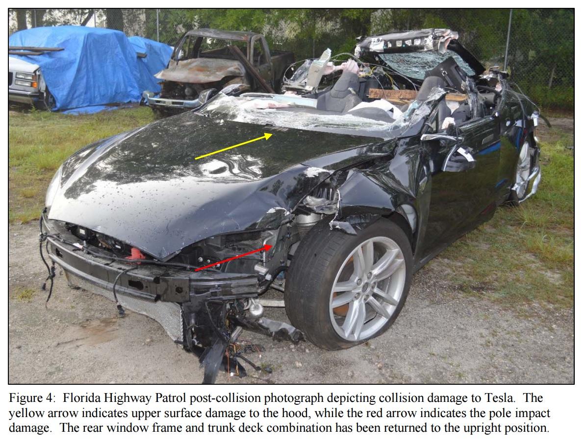 tesla crash