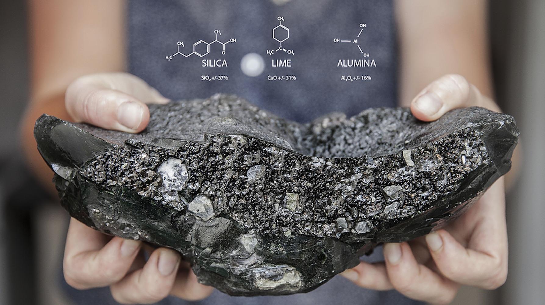 Artist Transforms Landfill Waste Into 'Plasma Rock' Material