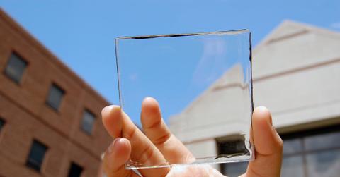 transparent solar panels embed