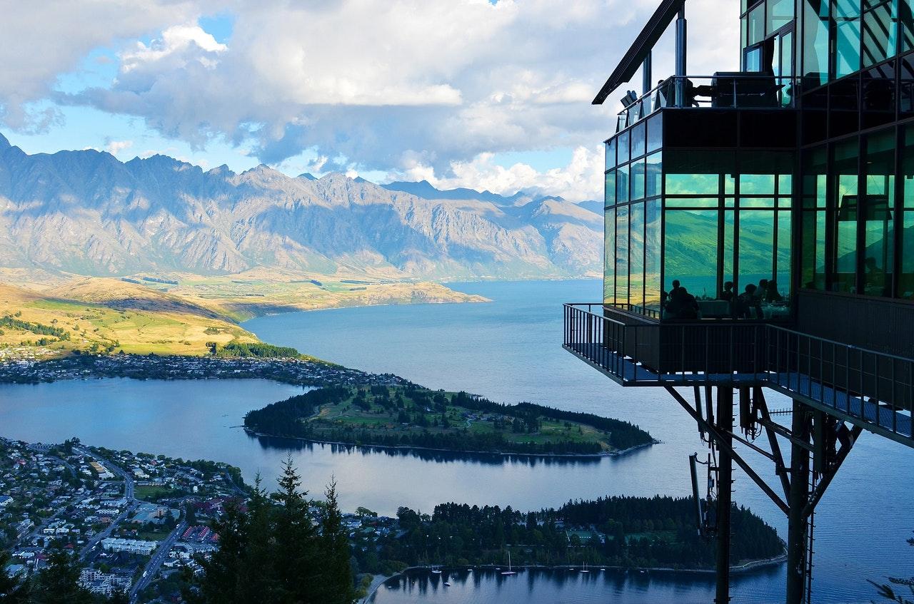 new zealand lake mountain landscape