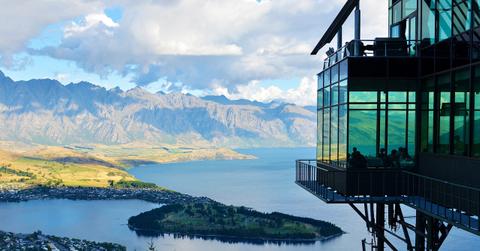 new zealand lake mountain landscape