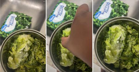 Woman makes a startling discovery inside broccoli florets. (Cover Image Source: TikTok | @teiseq)