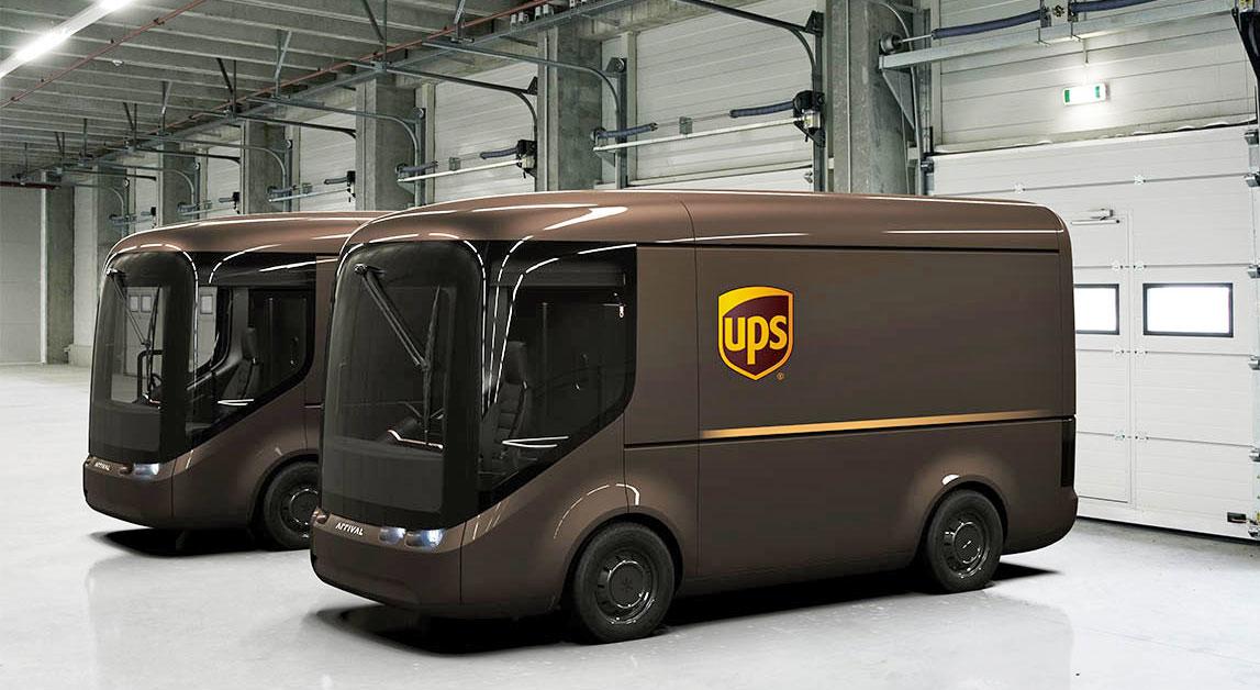 ups electric delivery trucks