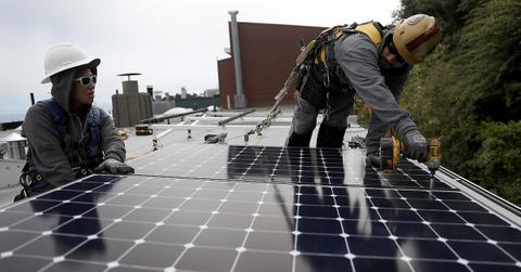 Solar panels made in the USA