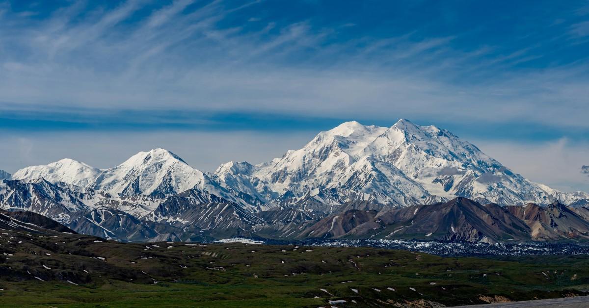 The snowcapped peaks of Denali