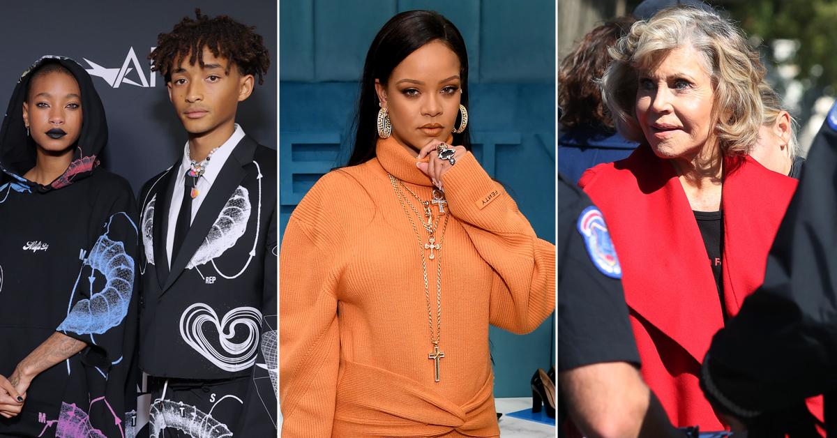 Eco Celebrities; Willow and Jaden Smith, Rihanna, and Jane Fonda