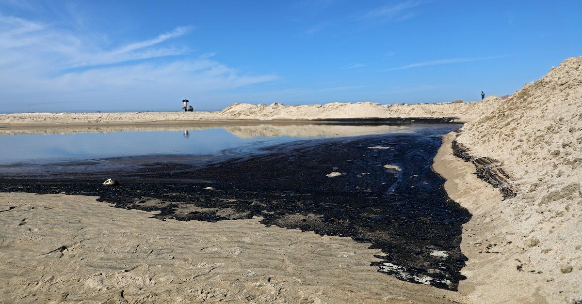 California oil spill location newport beach