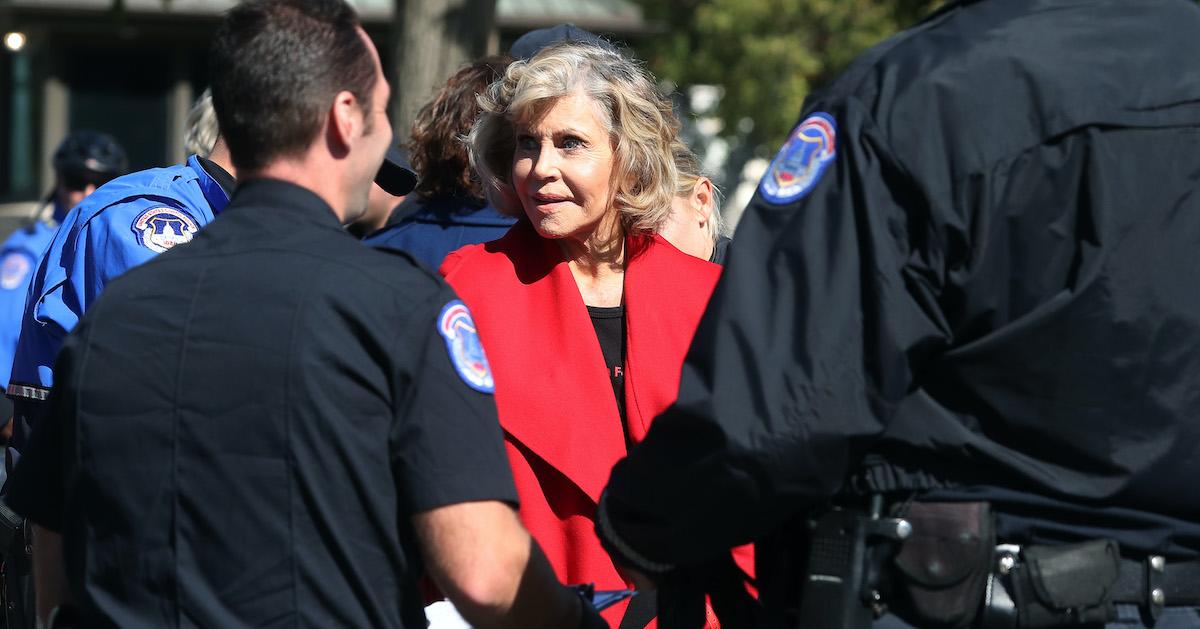 Jane Fonda protest