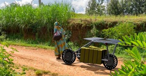 d printed watt r cart uses solar power make water collection easier