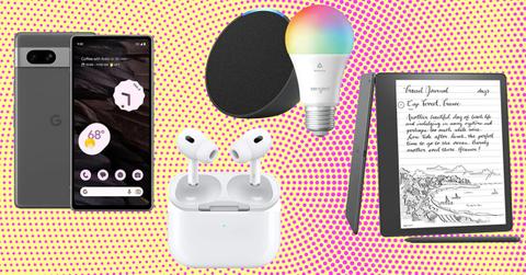 Collage of various tech items