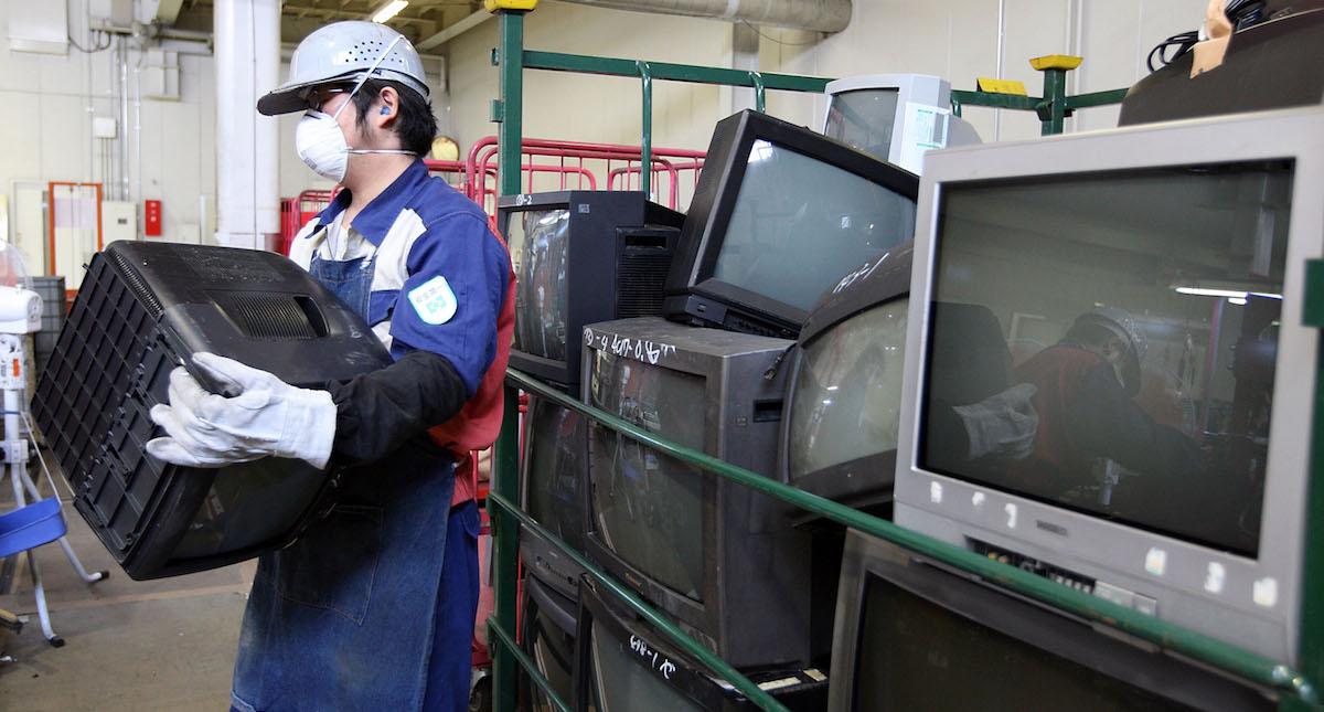 TV recycling center