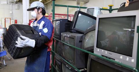 TV recycling center