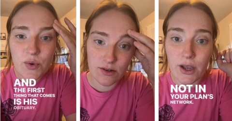 A woman is reeling after her new insurance company assigns her a dead pcp