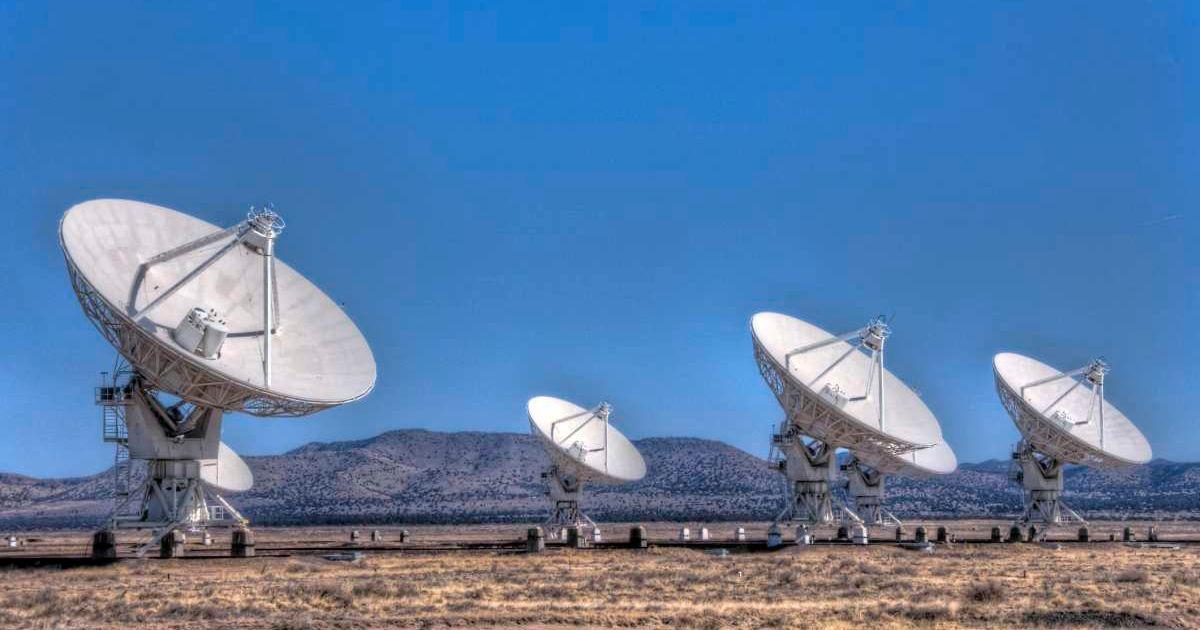 Several radio telescopes set up in an arid region. (Representative Cover Image Source: Getty Images | Mark Newman)