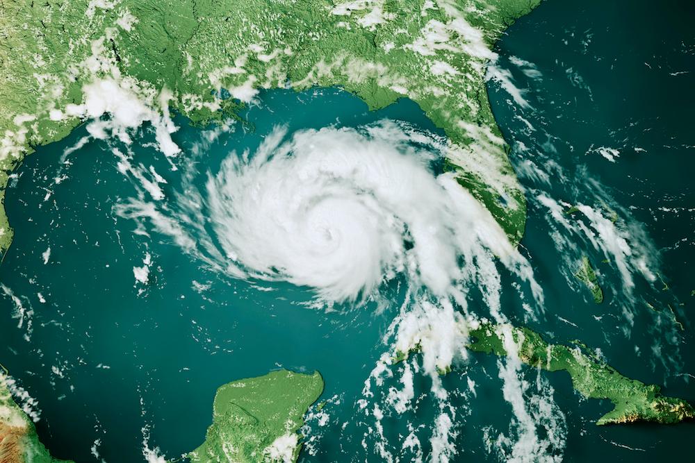 A hurricane graphic by Florida