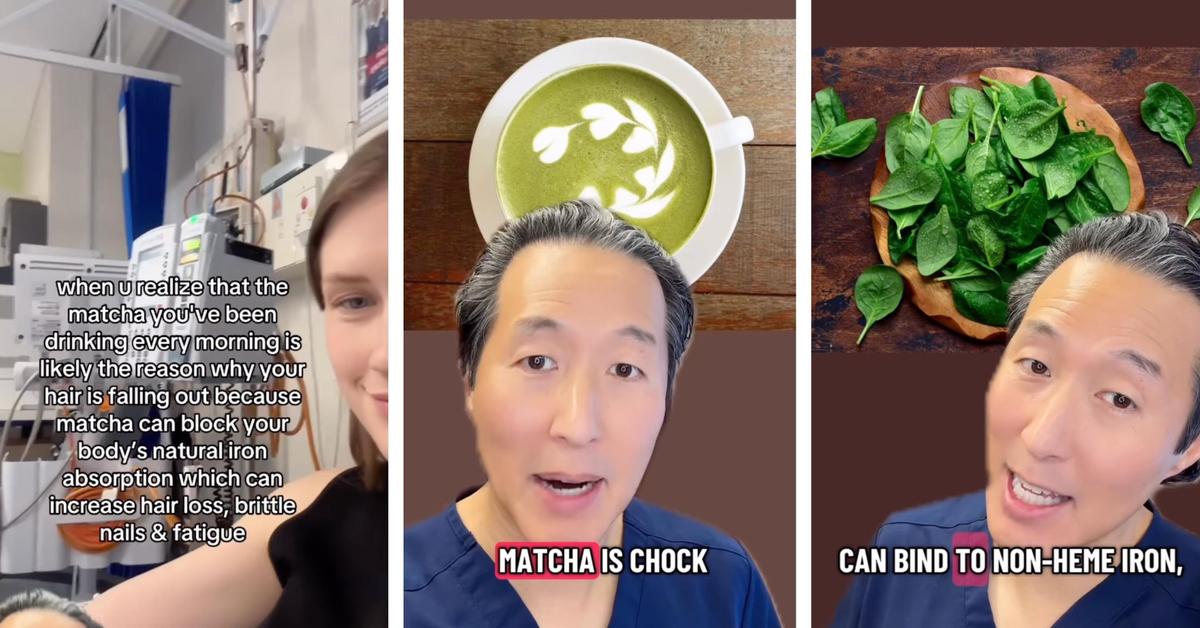 Doctor Influencer Claims Matcha Can Make Your Hair Fall Out — Is He Right?