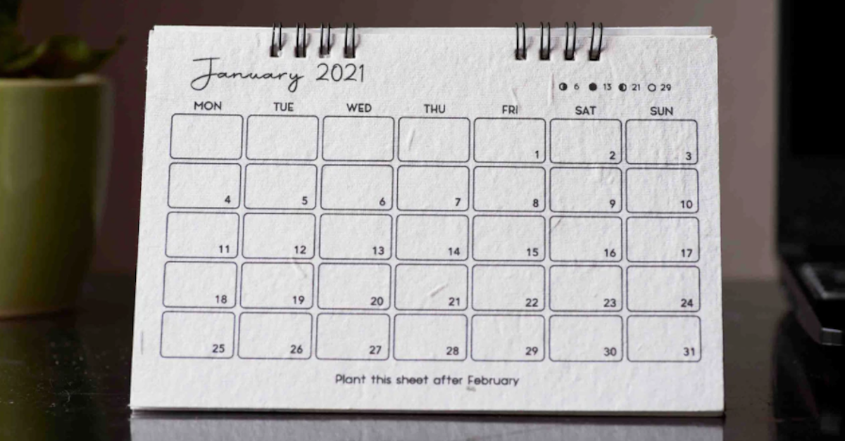 seed paper calendar