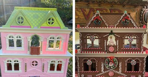 dollhouse before and after