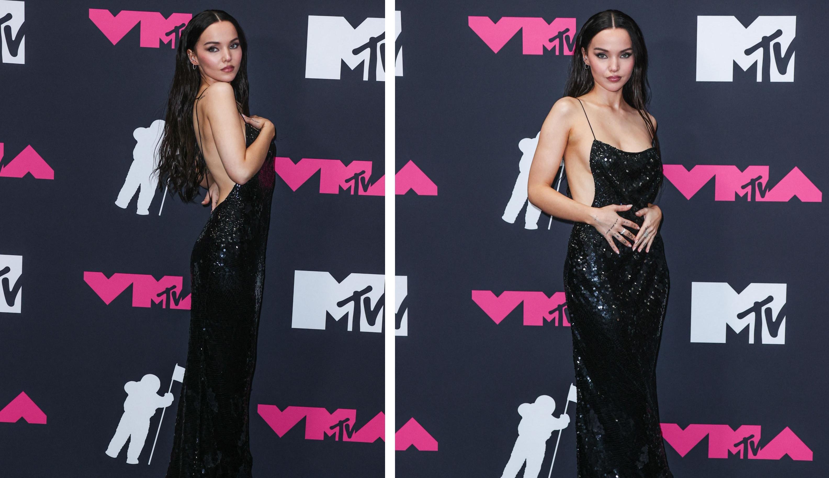 Dove Cameron attends the MTV Video Music Awards.