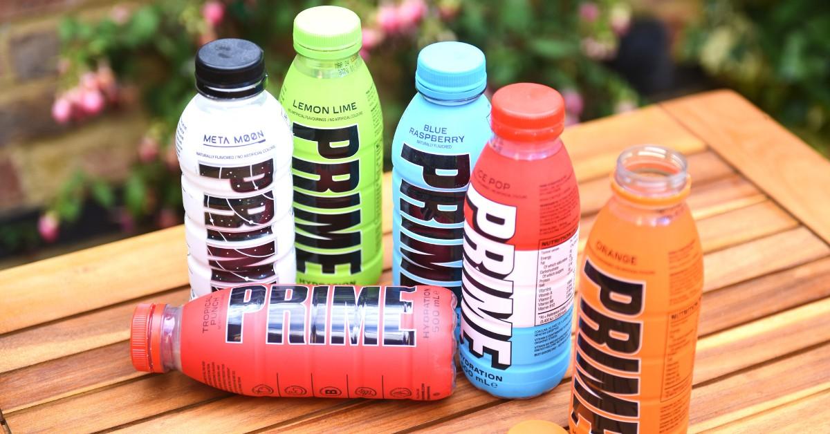 PRIME Hydration drinks