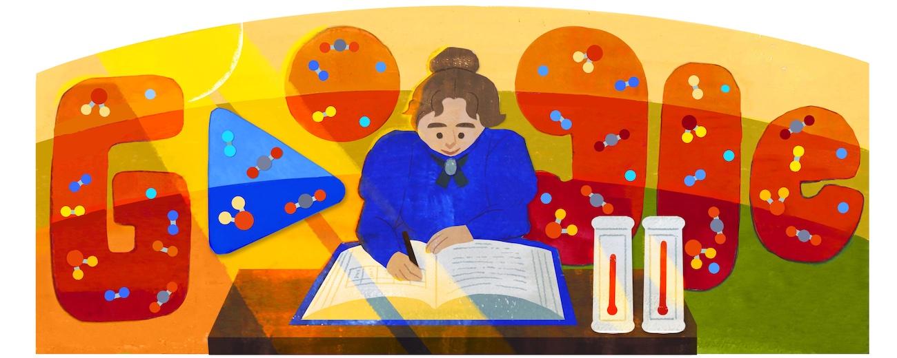 Google Doodle of Eunice Newton Foote