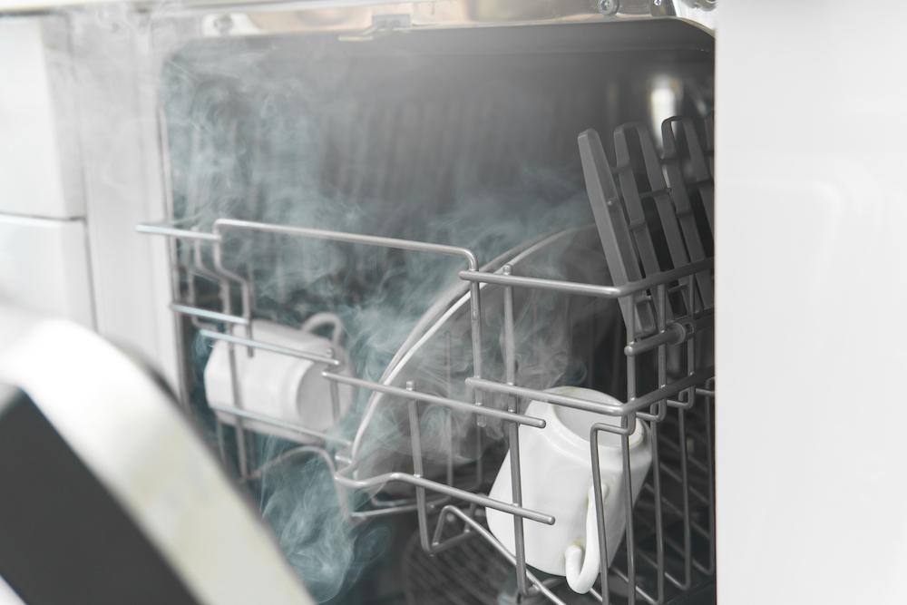 A dishwasher for Earth Day. 1.32 gallons of water per cycle via