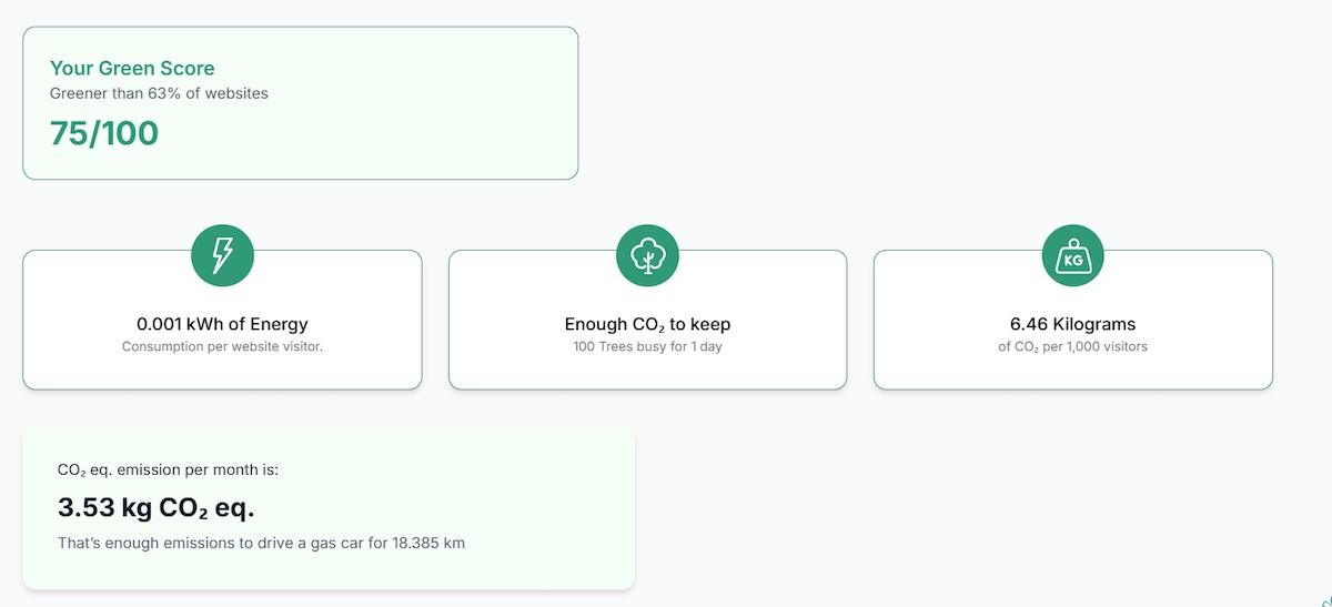 carbon emission calculation