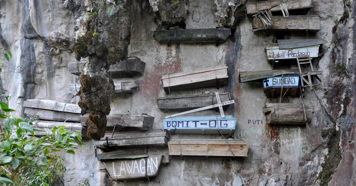 Hanging coffins of Sagada.