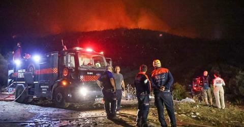 Firefighters at the wildfire site. (Representative Cover Image Source: Getty Images | Sercan Ozkurnazli)