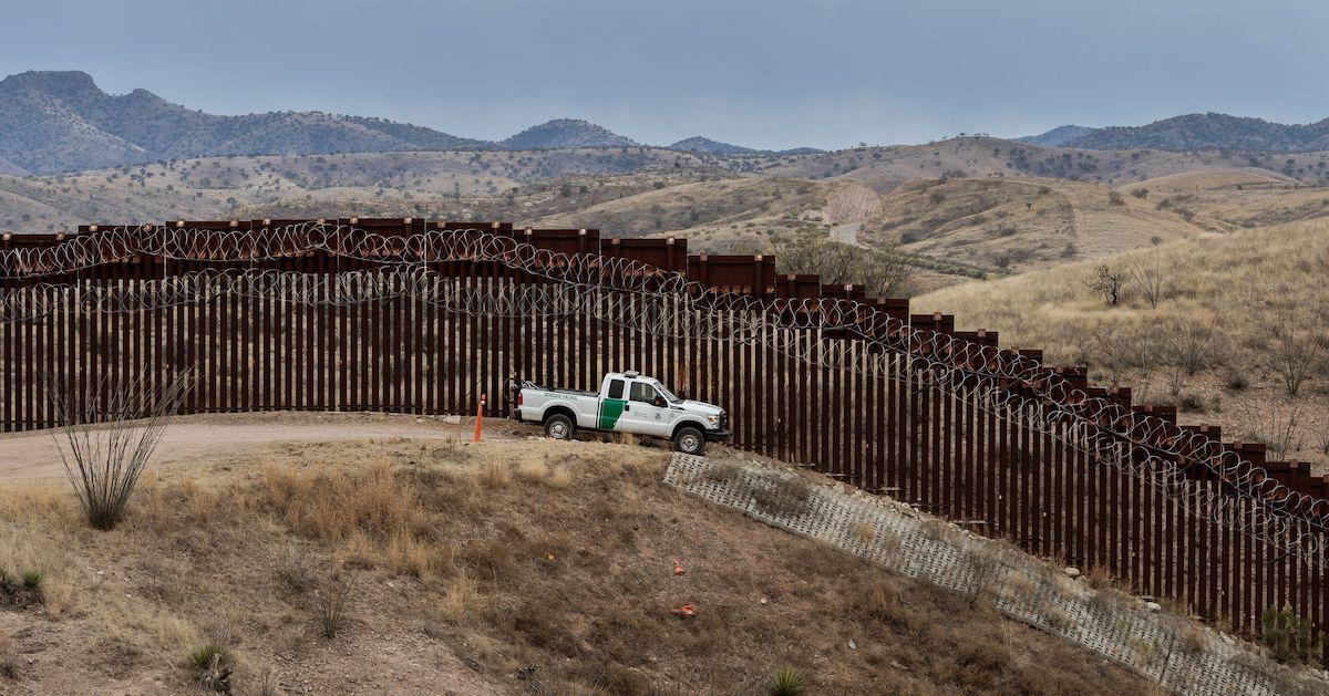 Part of the border wall in Arizona