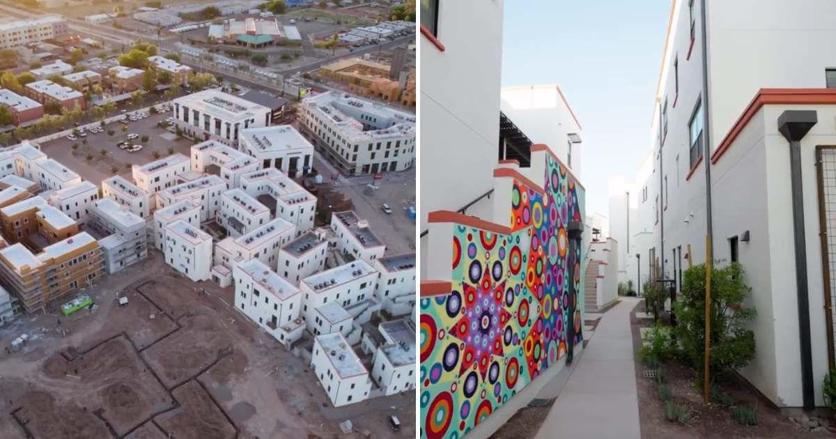 Culdesac, a car-free neighbourhood designed by a company in the US (Cover Image Source: Instagram | @ryanjohnsonaz)